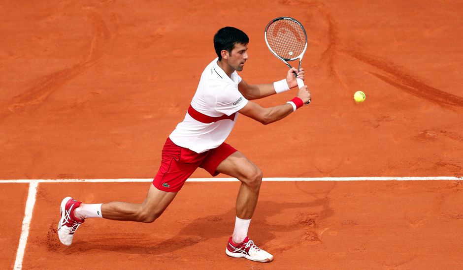 Novak Djokovic . Rogerio Dutra da Silva