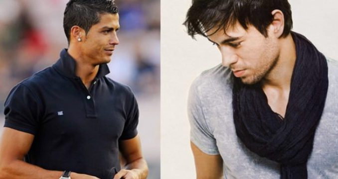 enrique iglesias y cristiano ronaldo
