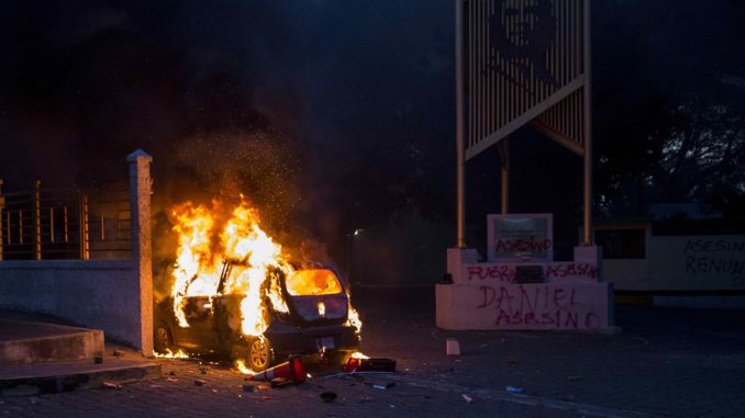 Protestas en Managua