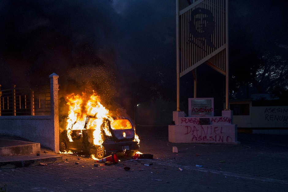 Protestas en Managua