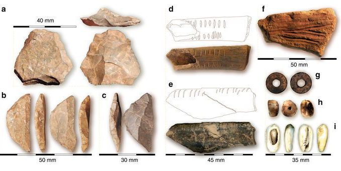 piezas prehistorica halladas en Kenia