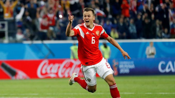 Group A Russia vs Egypt