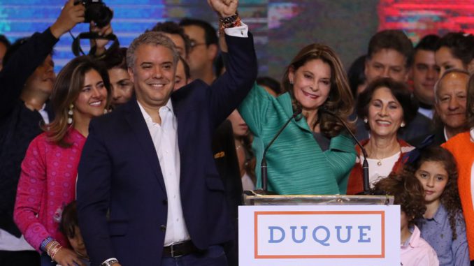 El candidato uribista Iván Duque es elegido presidente de Colombia