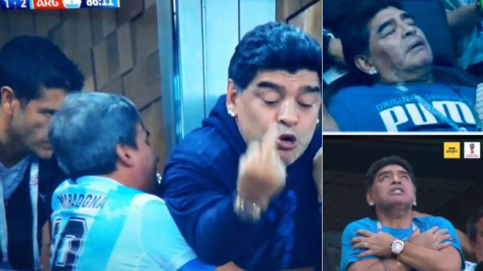 Maradona grita