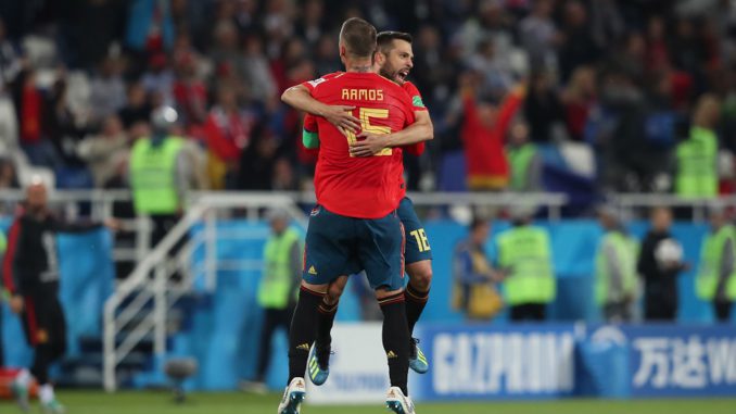 Group B Spain vs Morocco