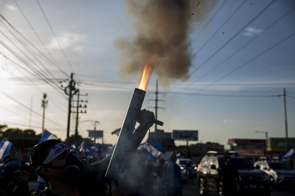 Nicaragüenses reviven el principio de su lucha contra el Gobierno de Ortega