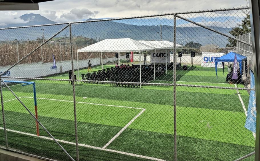 Quito inaugura complejo deportivo de 280.000 de inversión La