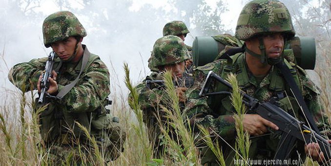 militares colombianos foto