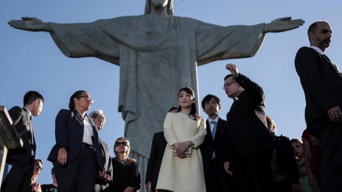princesa Mako en el Cristo de RIo