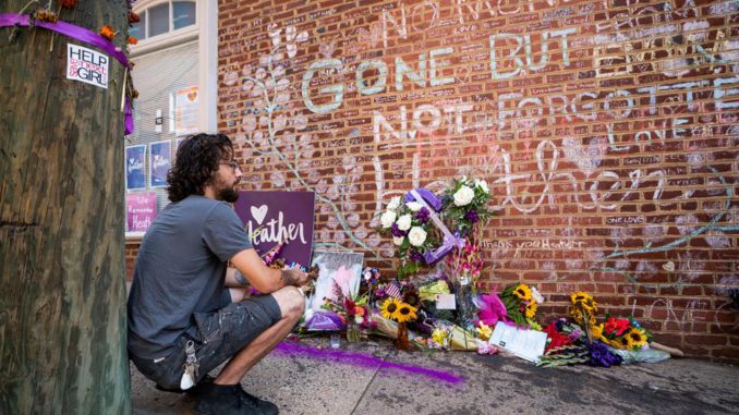 Primer aniversario del ataque de Charlottesville