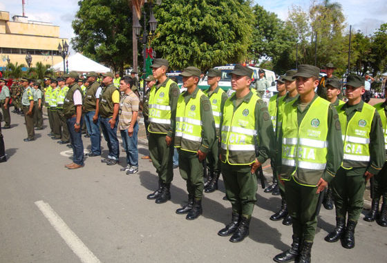 policia colombiana
