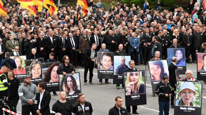 Demonstrations after stabbing of a 35-year-old man in Chemnitz