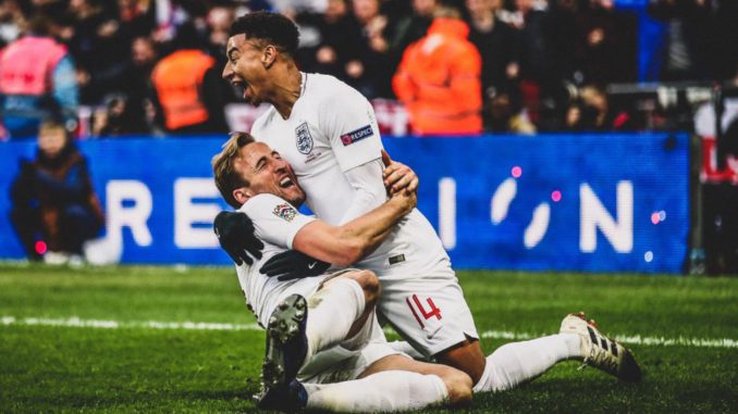 Harry Kane and Lingard