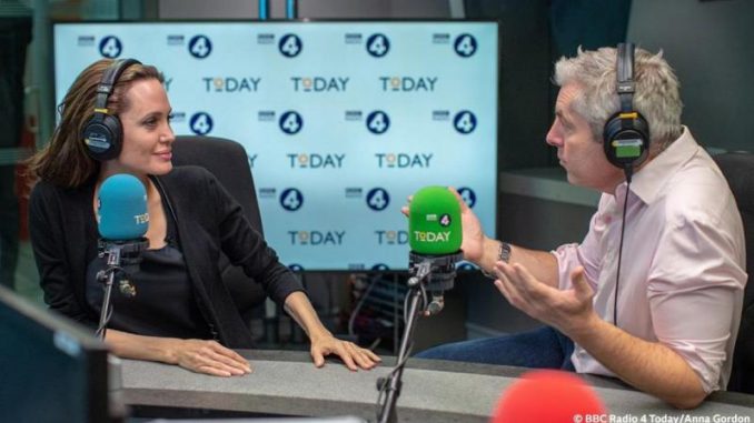 Angelina Jolie en radio 4