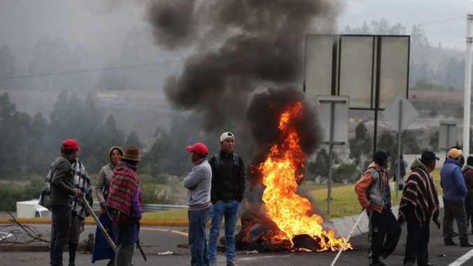 protestas latacunga