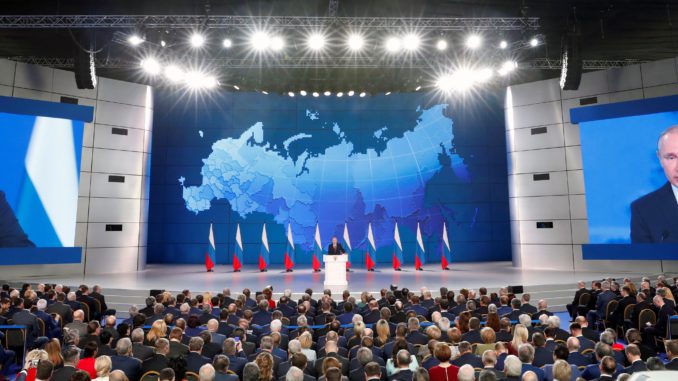 Putin presenta su informe anual sobre el estado