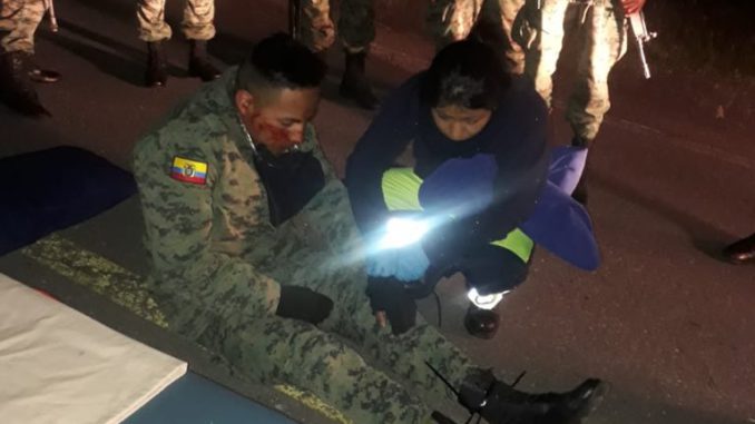 soldado atacado