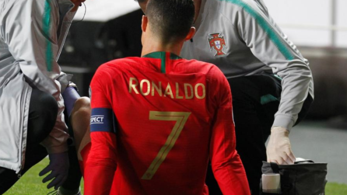 CR7 lesionado