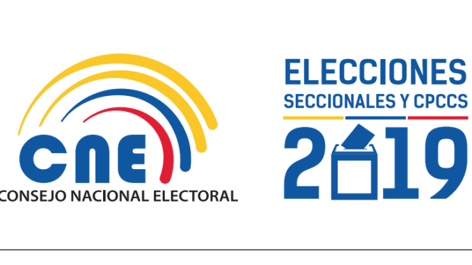 elecciones seccionales y cpccs 2019 cne logos