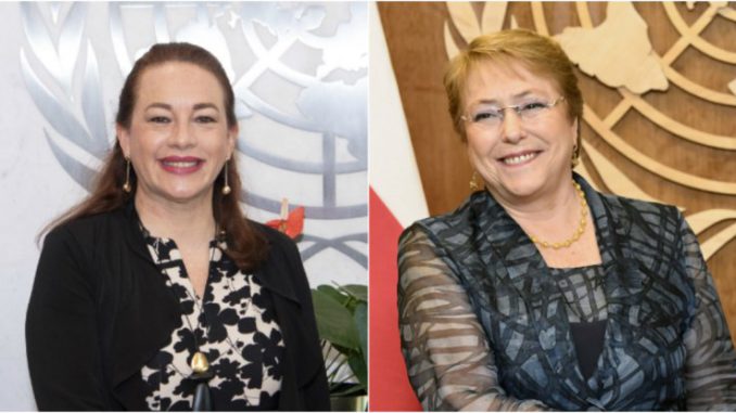 maria fernanda espinosa y michelle bachelet