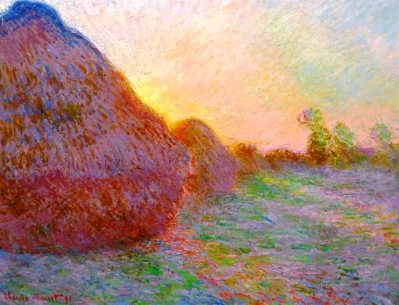 monet cuadro meules
