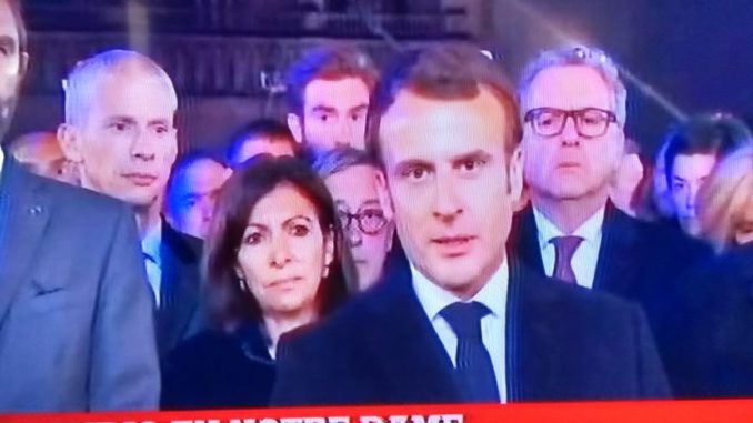 Macron Notre Dame