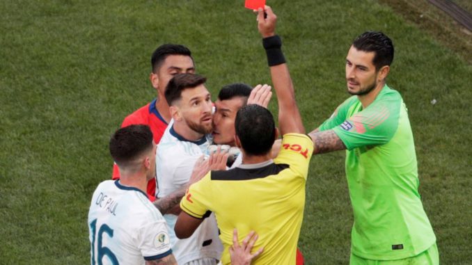 messi expulsado