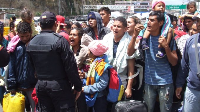 venezolanos frontera muerte