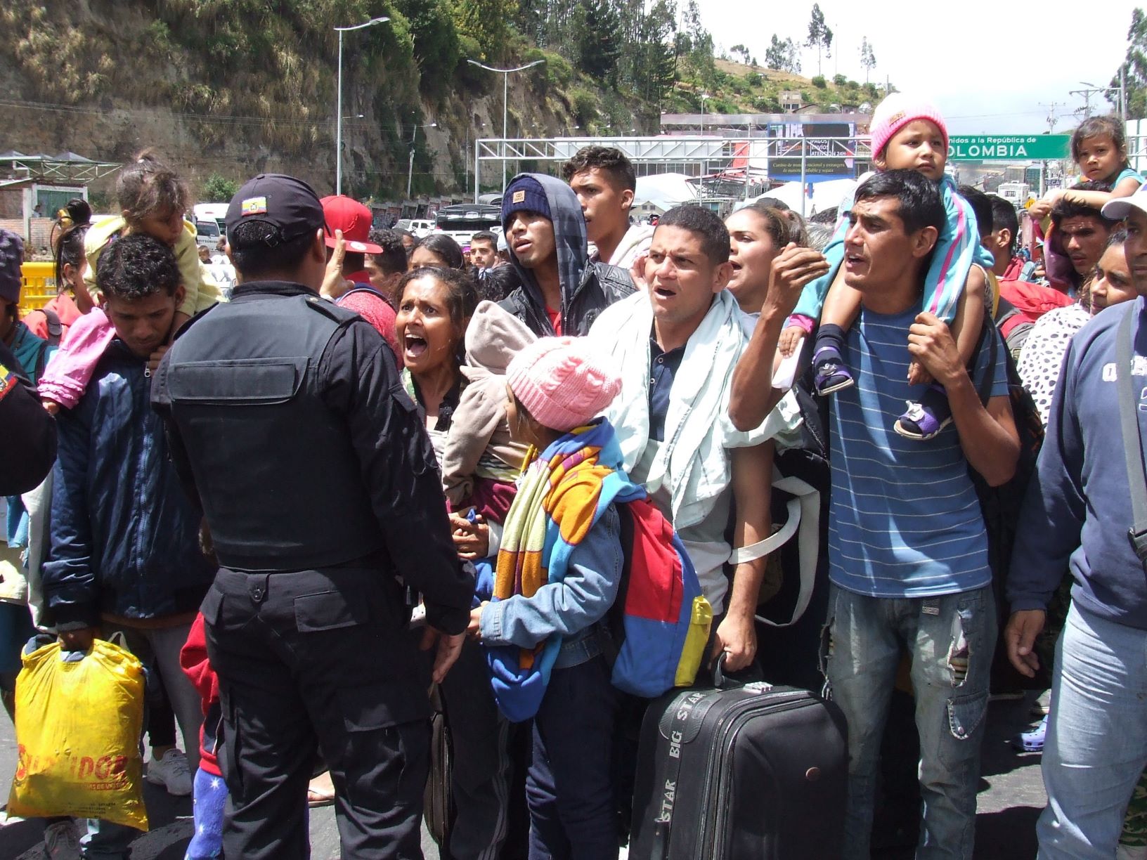 venezolanos frontera muerte