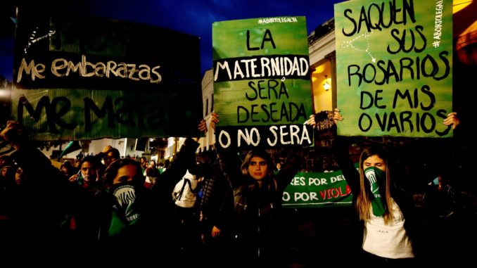 abortistas marcha