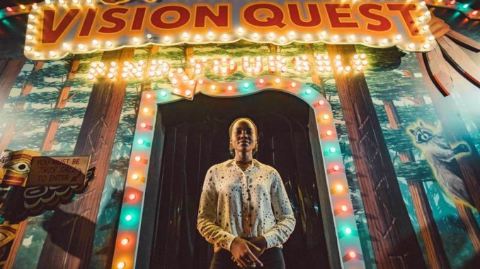 Lupita asusta en universal horror night