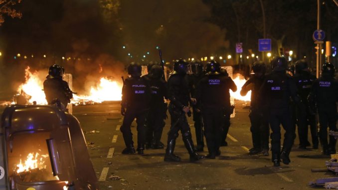 barcelona en llamas