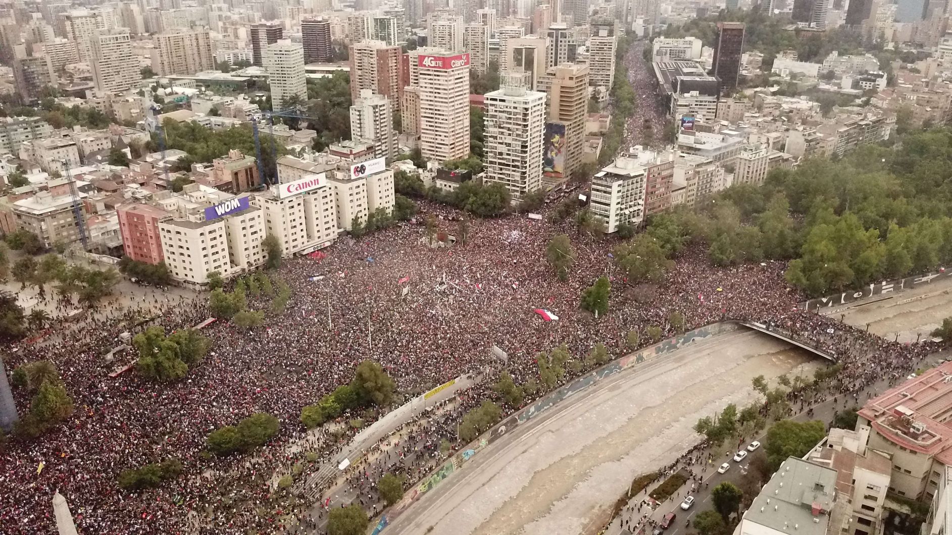 marcha en santiago