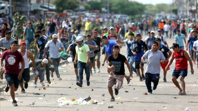 protesta bolivia