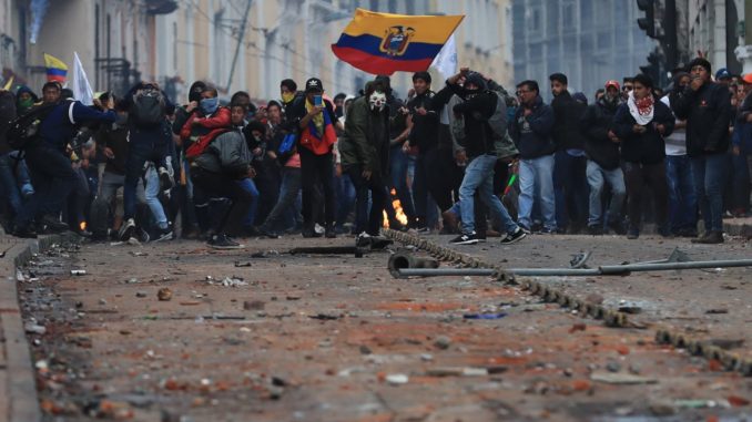 protestas ayer