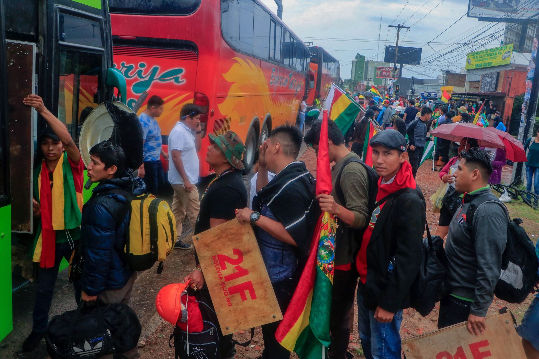 opositores bolivianos