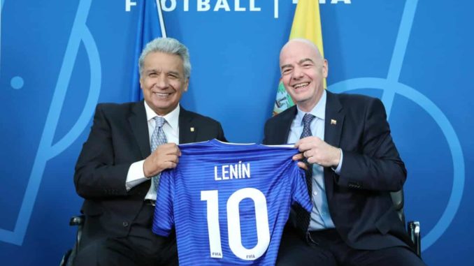lenin moreno e infantino