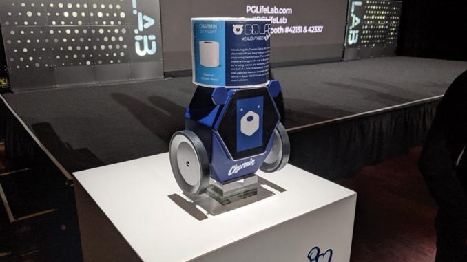 robot para papel higienico