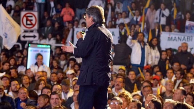 Guillermo Lasso ceniza