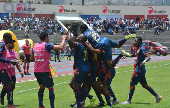 olmedo-2 Olmedo recibe a Orense en un partido de la "LigraPro Banco del Pichincha" que se juega en el estadio Fernando Guerrero Guerrero en la ciudad de Riobamba, este 08 de Marzo de 2020. Foto API / Jorge Pérez / EP