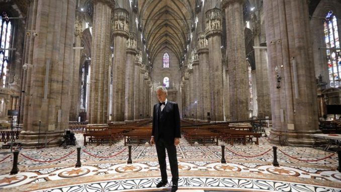 Bocelli MIlan musica esperanza