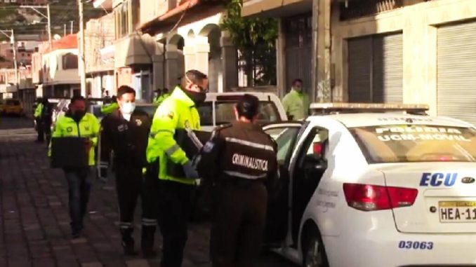 Policia Nacional en Colta FGE ,Municipio de Colta