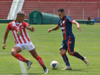 Ambato, 14 de agosto del 2020 En el Estádio Bellasvista reinicia la ligapro Banco del Pichincha con el partido T. Universitario vs C.D. Olmedo. api/Jorge Pérez