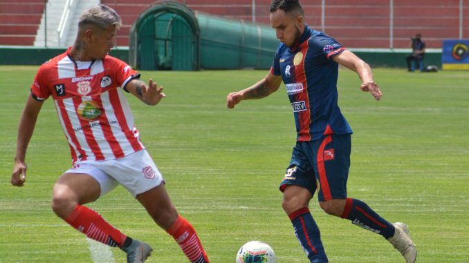 Ambato, 14 de agosto del 2020 En el Estádio Bellasvista reinicia la ligapro Banco del Pichincha con el partido T. Universitario vs C.D. Olmedo. api/Jorge Pérez