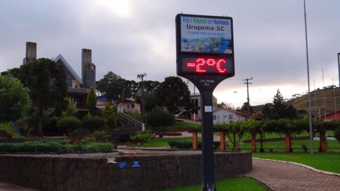 ola de frio brasil