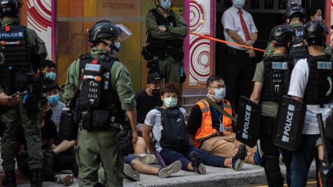 Protestas en Hong Kong