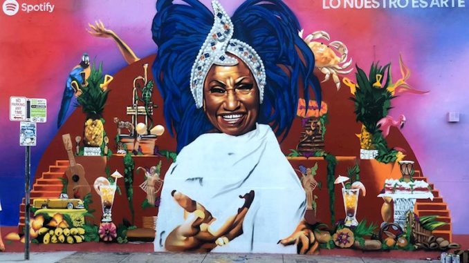 Celia cruz mural miami