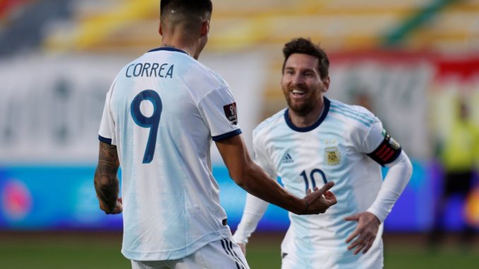 argentina bolivia dos messi