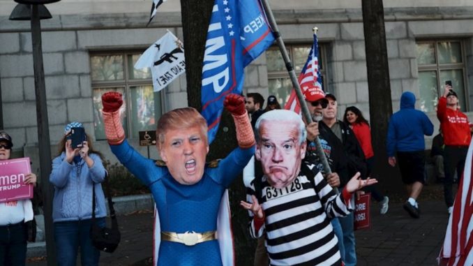 tensiones trump y biden