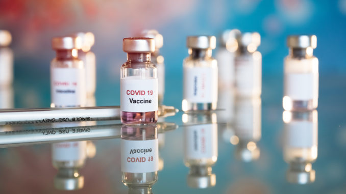 Vaccine and syringe injection It use for prevention, immunization and treatment from COVID-19